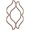 Ekena Millwork 31 16W x 46 34H x 38T Small Villarreal Decorative Fretwork Wood Ceiling Panels, Walnut CELW31X47X0375VILWA - alternate 3